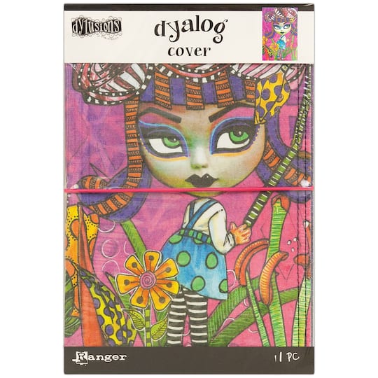 Dyan Reaveley&#x27;s Dylusions Dyalog Believe Canvas Printed Cover